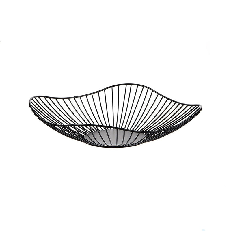 Modern Nordic Style Artsy Metal Fruit Plate