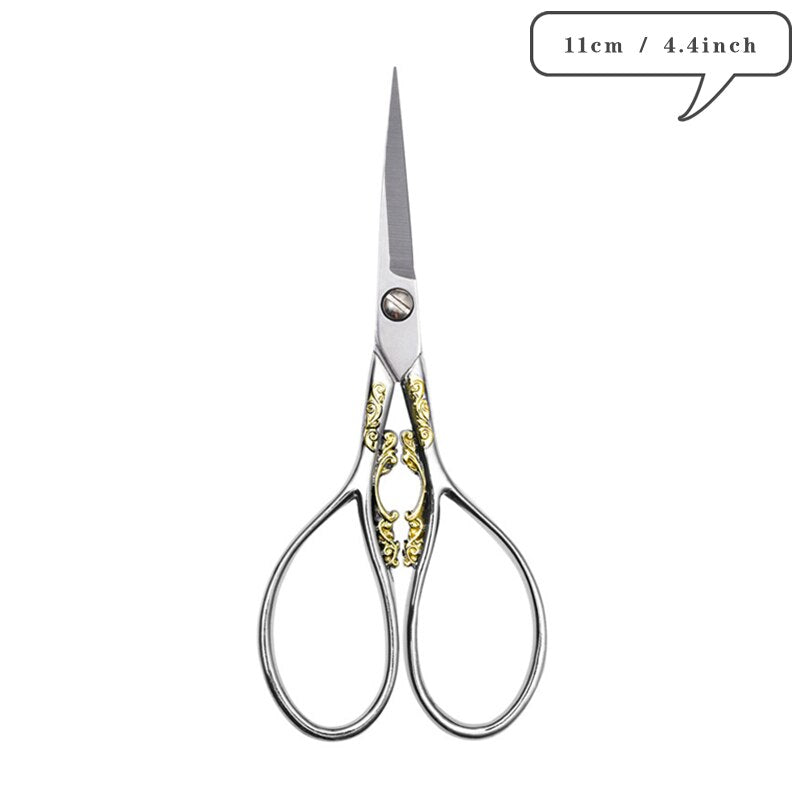 Antique Vintage Looking Stainless Steel Embroidery Scissors