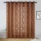 Modern Voile Custom Size Woven Curtains for Living Room, Bedroom & Kitchen