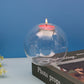 Spherical Crystal Glass Candle Holder