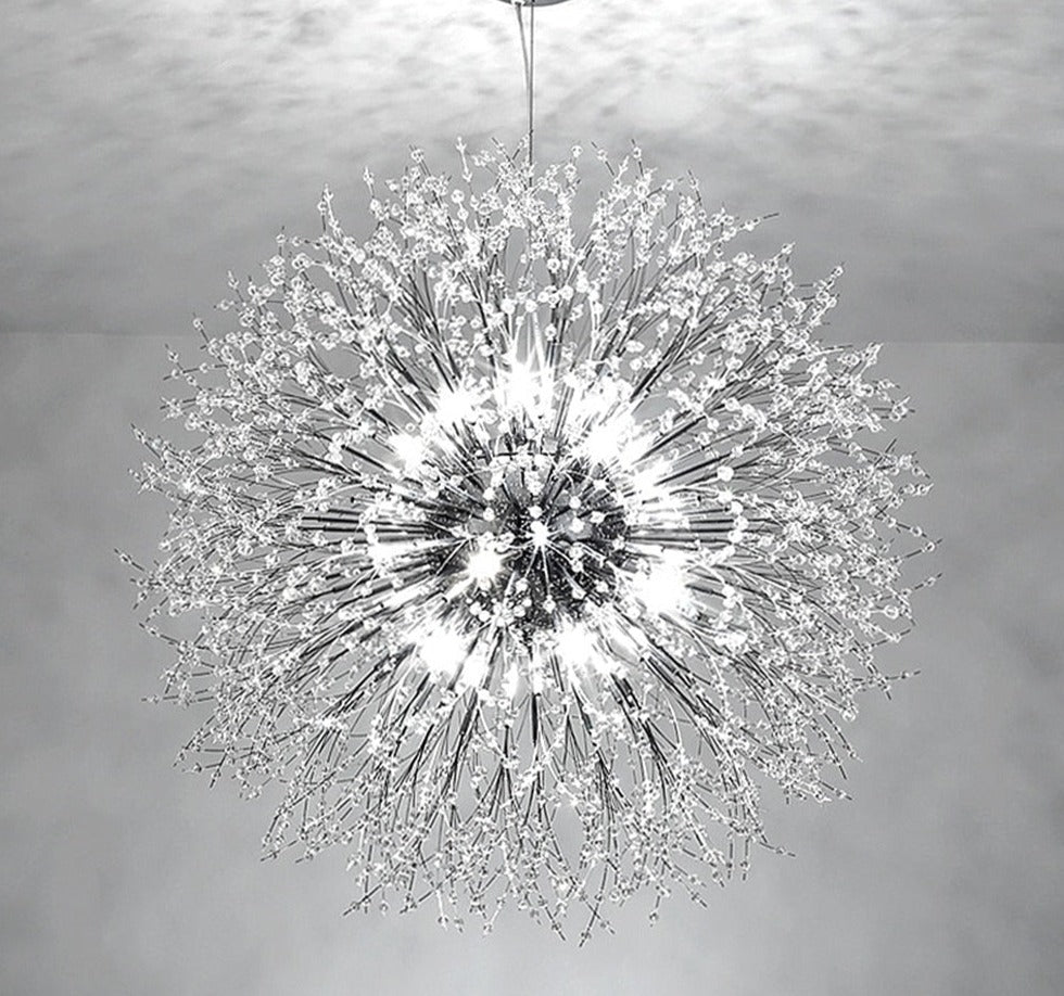 Modern Dimmable Hanging Chandelier LED Crystal