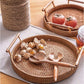 Handwoven Rattan Food Serving Tray