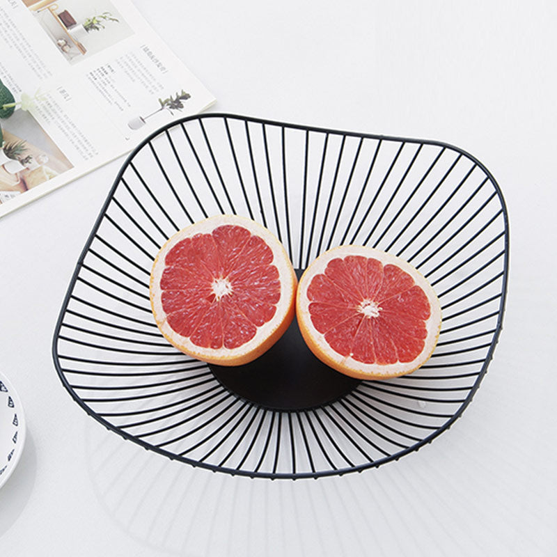 Modern Nordic Style Artsy Metal Fruit Plate