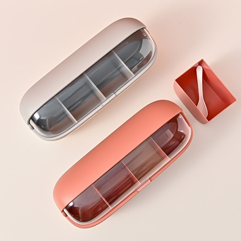 Nordic Style Silicone Rubber Transparent Seasoning Jar