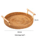 Handwoven Rattan Food Serving Tray