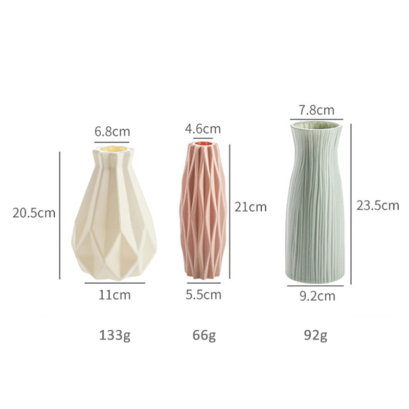 Modern Nordic Style Origami-like Flower Vase