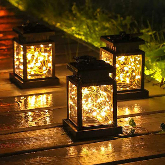 Waterproof Solar Lantern Garden Decoration with String of Lights