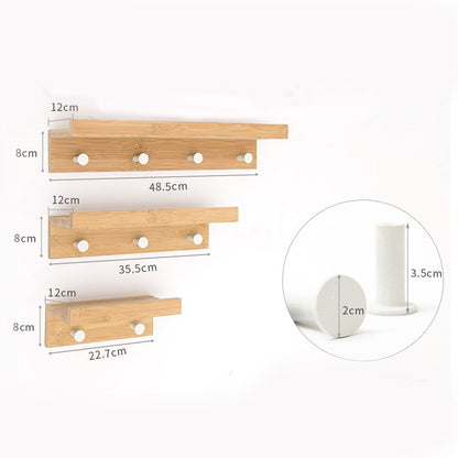 Bamboo Wall-Mounted Shelve/Rack