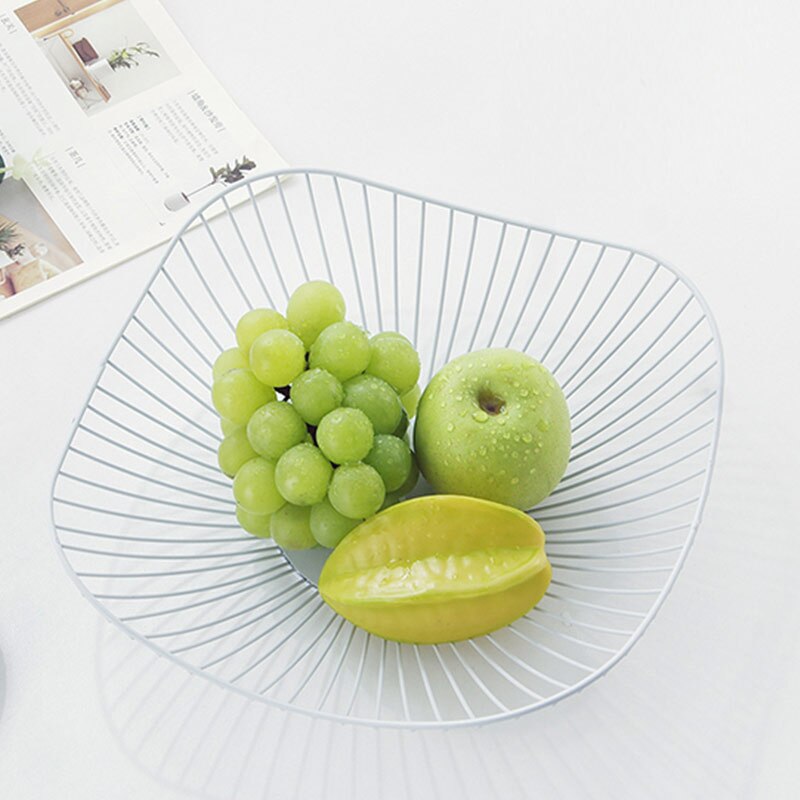 Modern Nordic Style Artsy Metal Fruit Plate