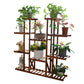 9 Tier Wooden Plant Stand for Indoors/Outdoors