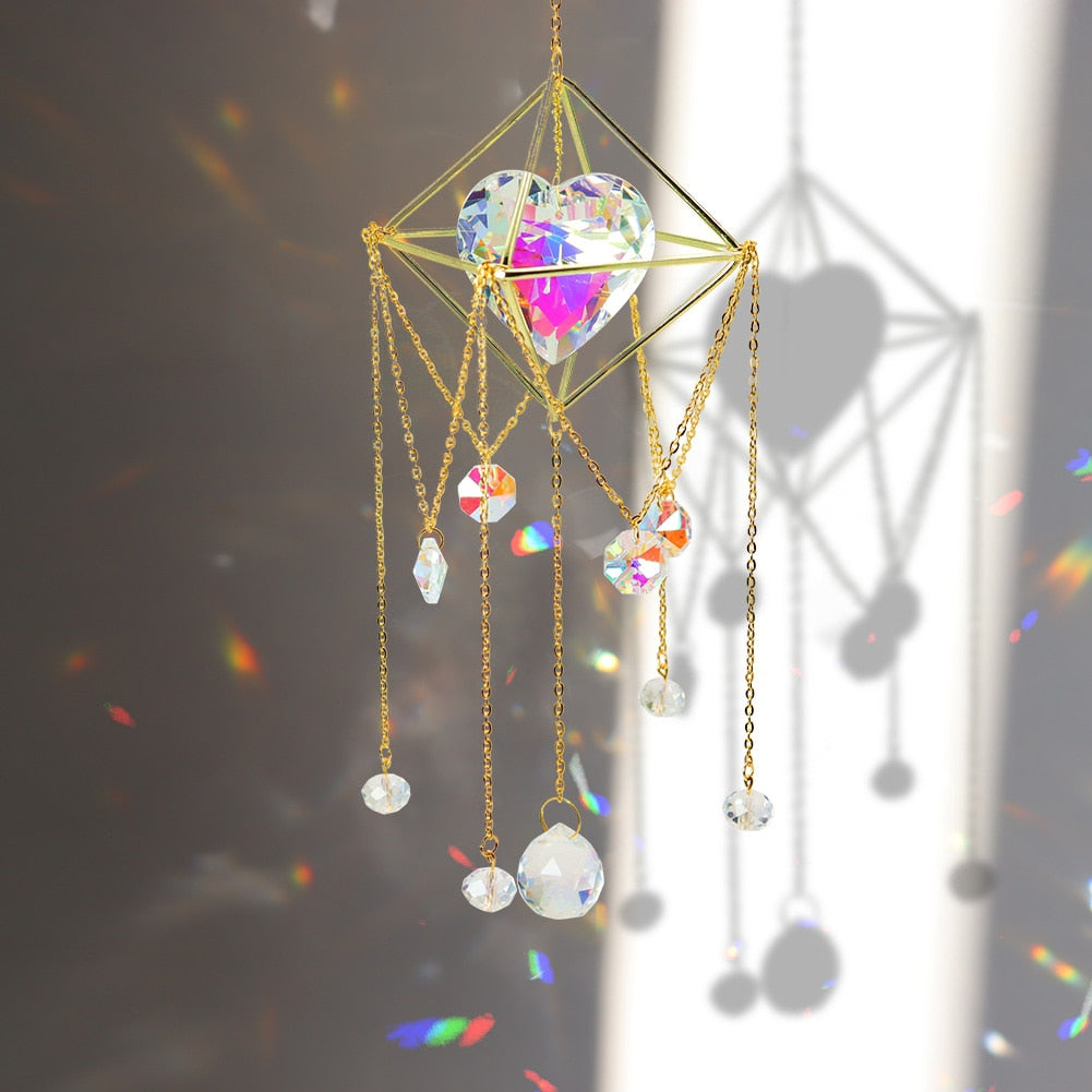 Colourful Hanging Crystal Decoration for Indoors/Outdoors