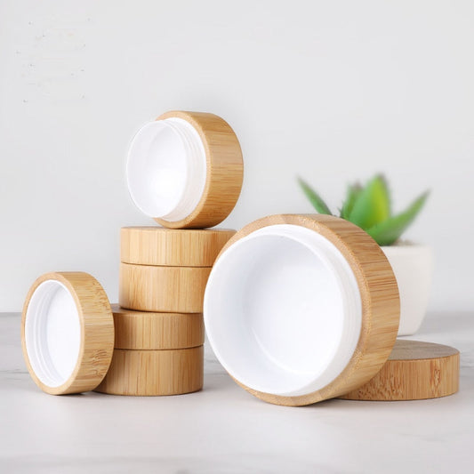 Refillable Bamboo Storage Container