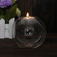 Spherical Crystal Glass Candle Holder