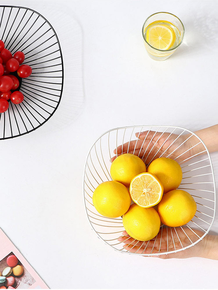 Modern Nordic Style Artsy Metal Fruit Plate