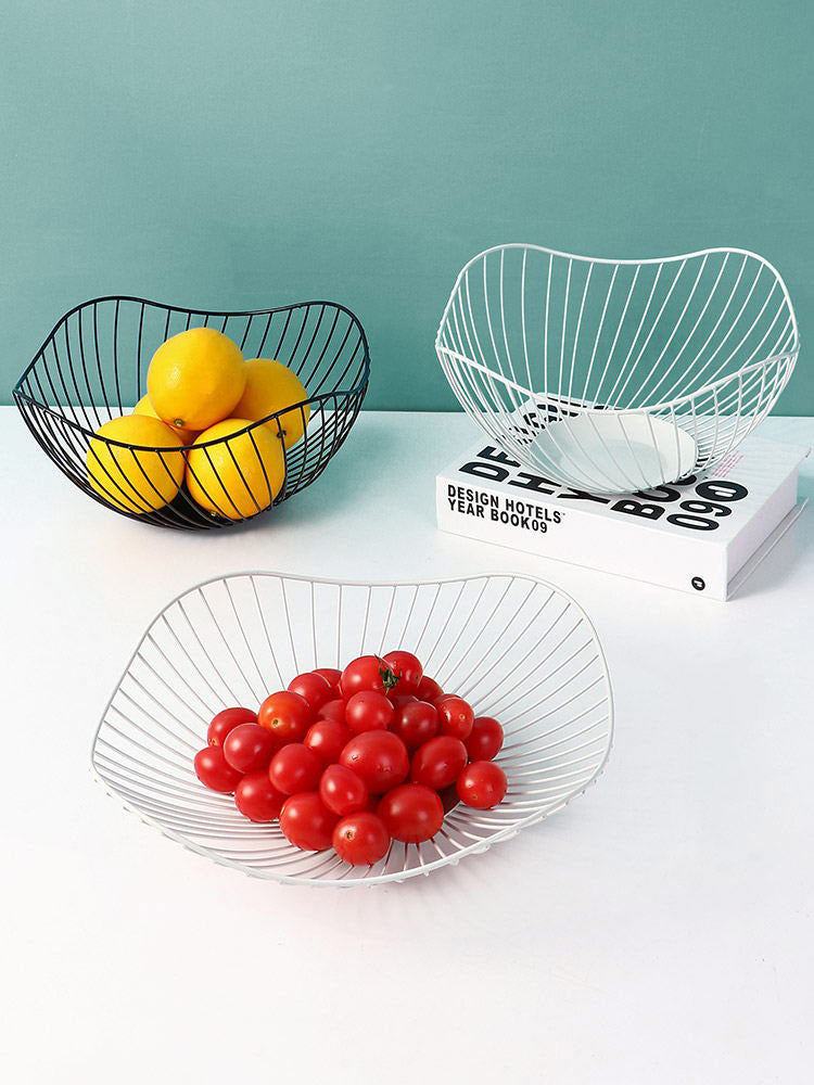 Modern Nordic Style Artsy Metal Fruit Plate