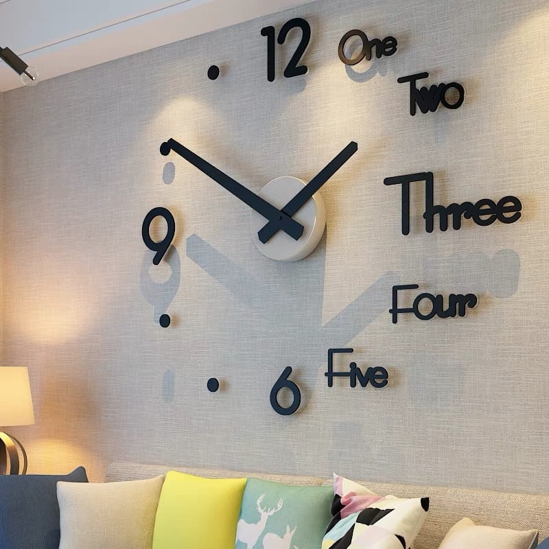 3D Design Wall Clock