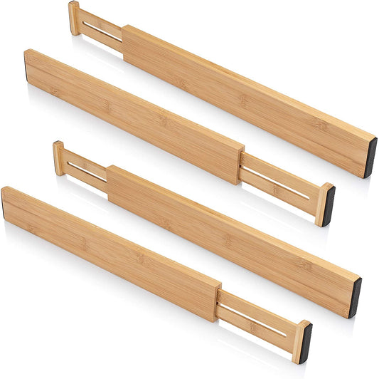 Bamboo Spring Loaded Drawer Dividers