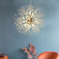 Modern Dimmable Hanging Chandelier LED Crystal