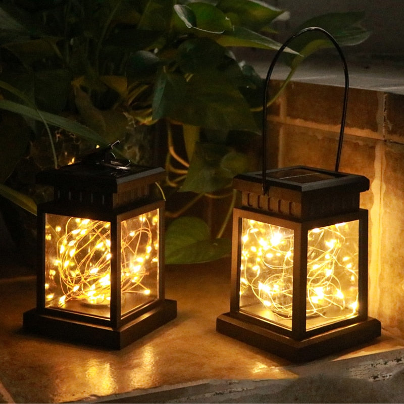 Waterproof Solar Lantern Garden Decoration with String of Lights