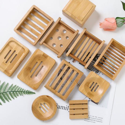 Bamboo Soap Holder for Kitchen & Bathroom