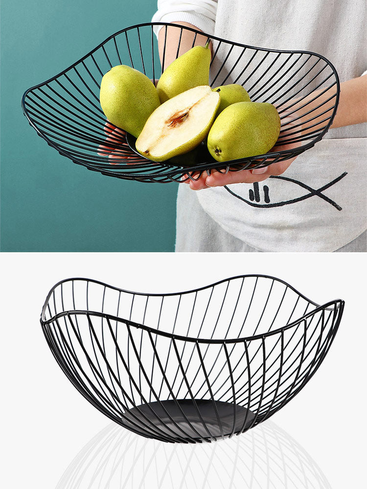 Modern Nordic Style Artsy Metal Fruit Plate