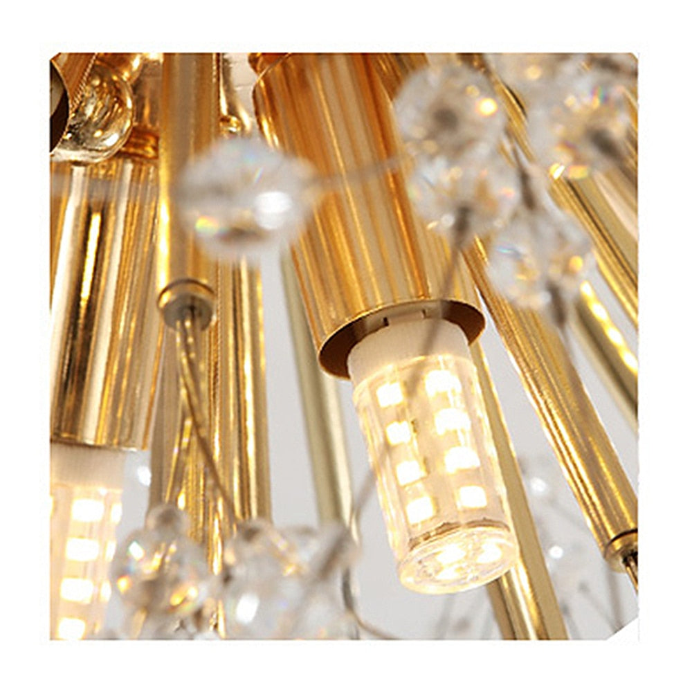 Modern Dimmable Hanging Chandelier LED Crystal