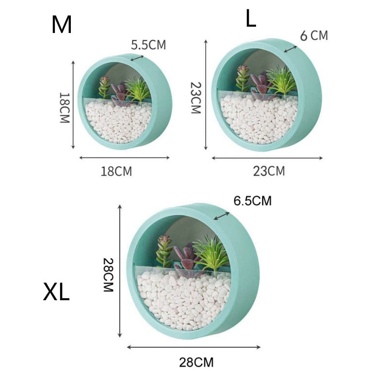 Nordic Style Wall-Hanging Decorative Flower Vase