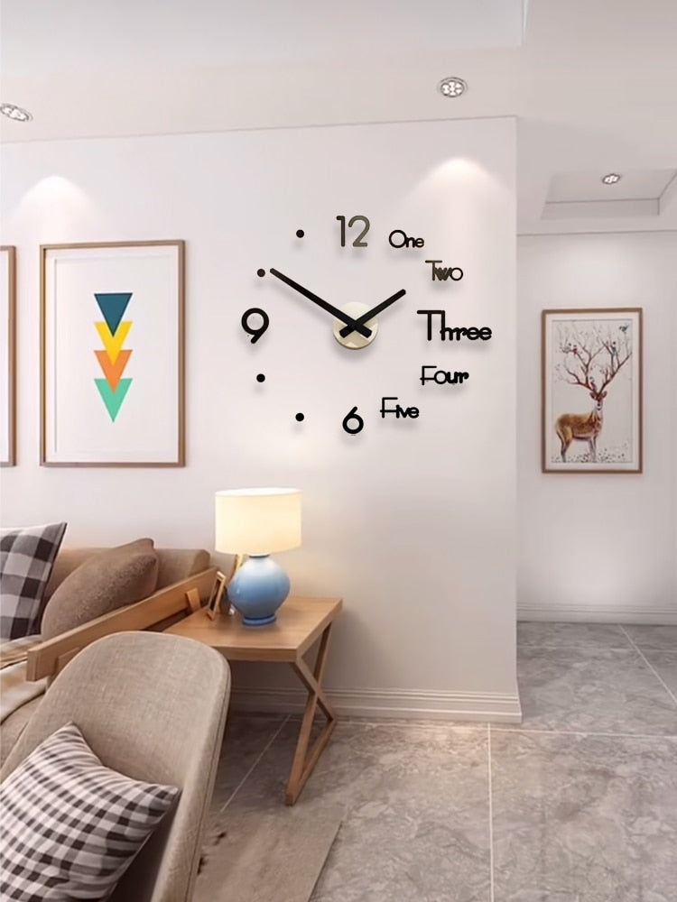 3D Design Wall Clock