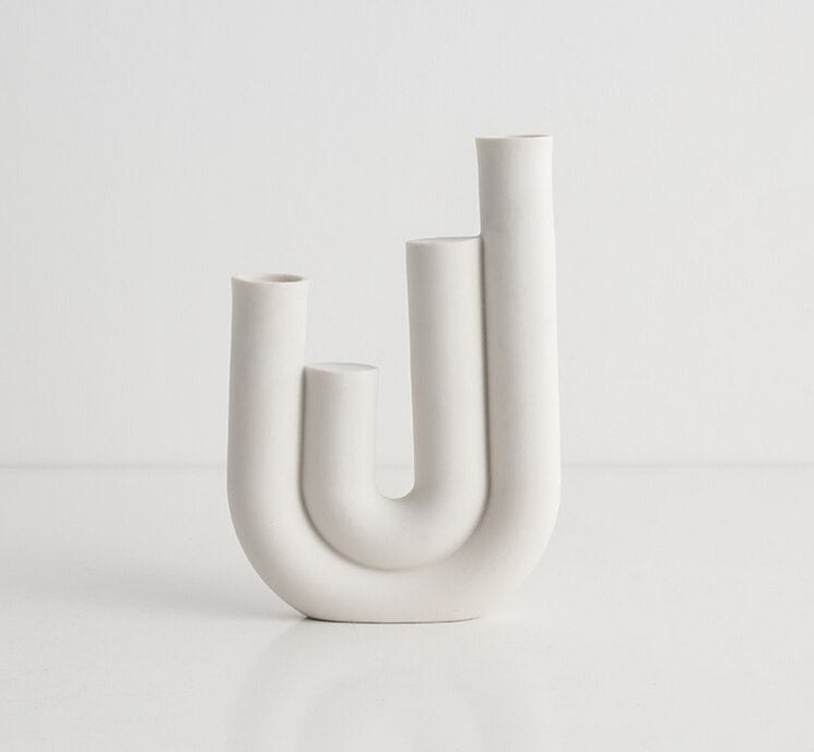 Creative Nordic Style Ceramic Candlestick Holder