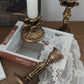 Antique Vintage Looking French Style Candlestick Holders