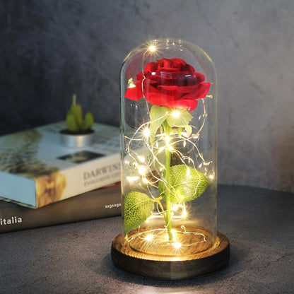 Artificial Illuminated Eternal Rose Gift