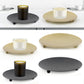 Iron Black&Gold Plated Decorative Candle Holders