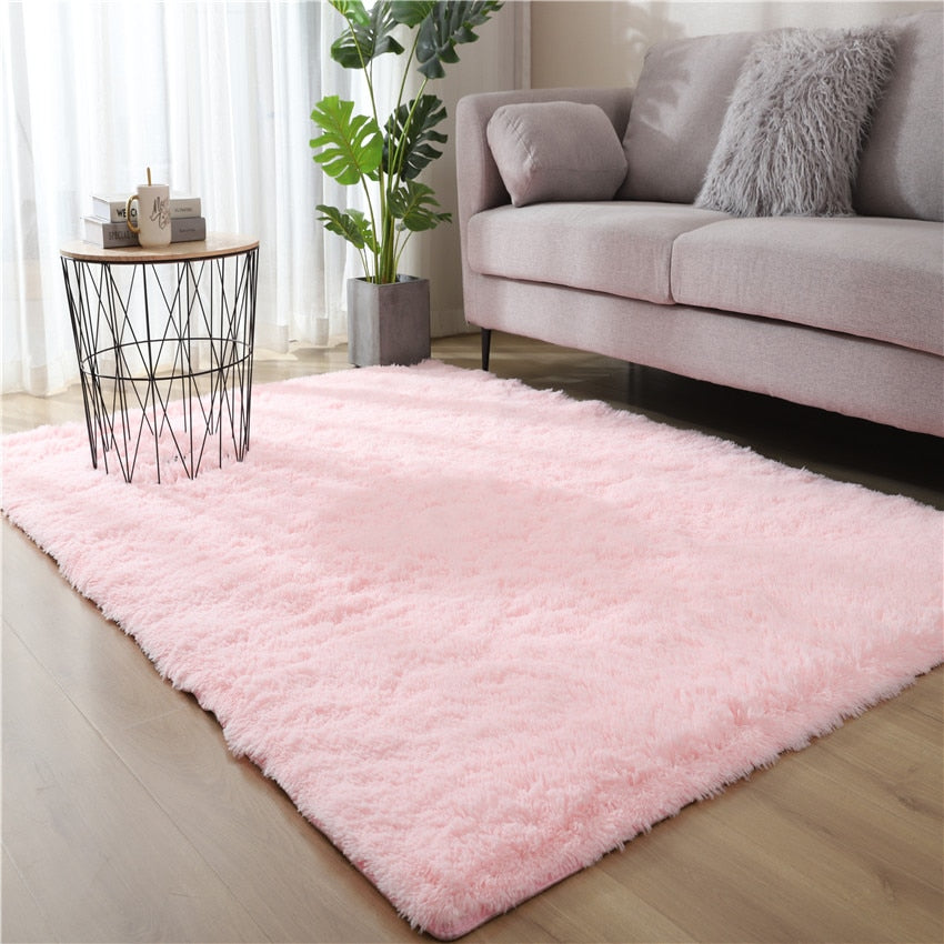 Modern Nordic Style Furry Carpet