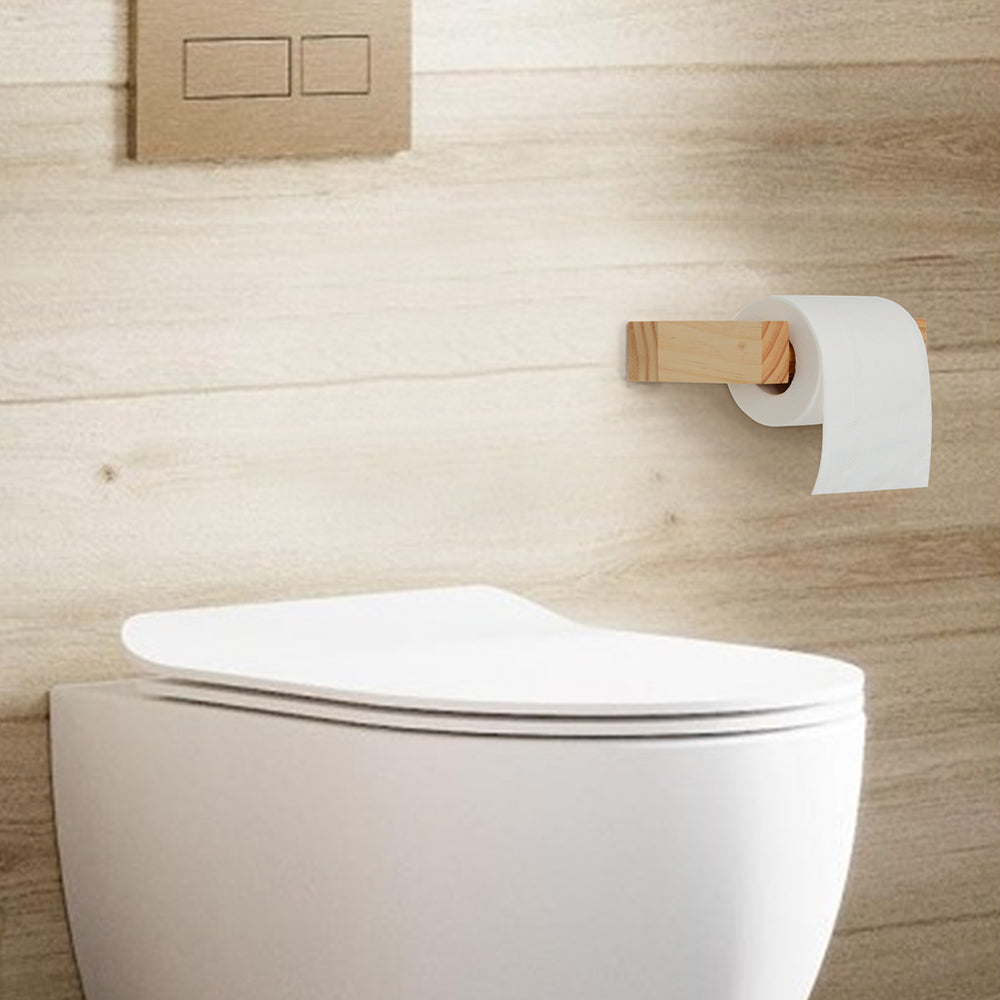 Minimalist Nail-Free Toilet Paper & Tower Holders