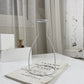Retro Nordic Style Metal Vase-Shaped Plant Holder with Glass Vase