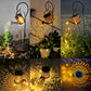 Garden Watering Can Decoration with Solar Led String of Lights