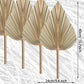 Dried Tropical Palm Leaves 4 Pieces